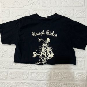 John Galt Rough Rider Crop Top